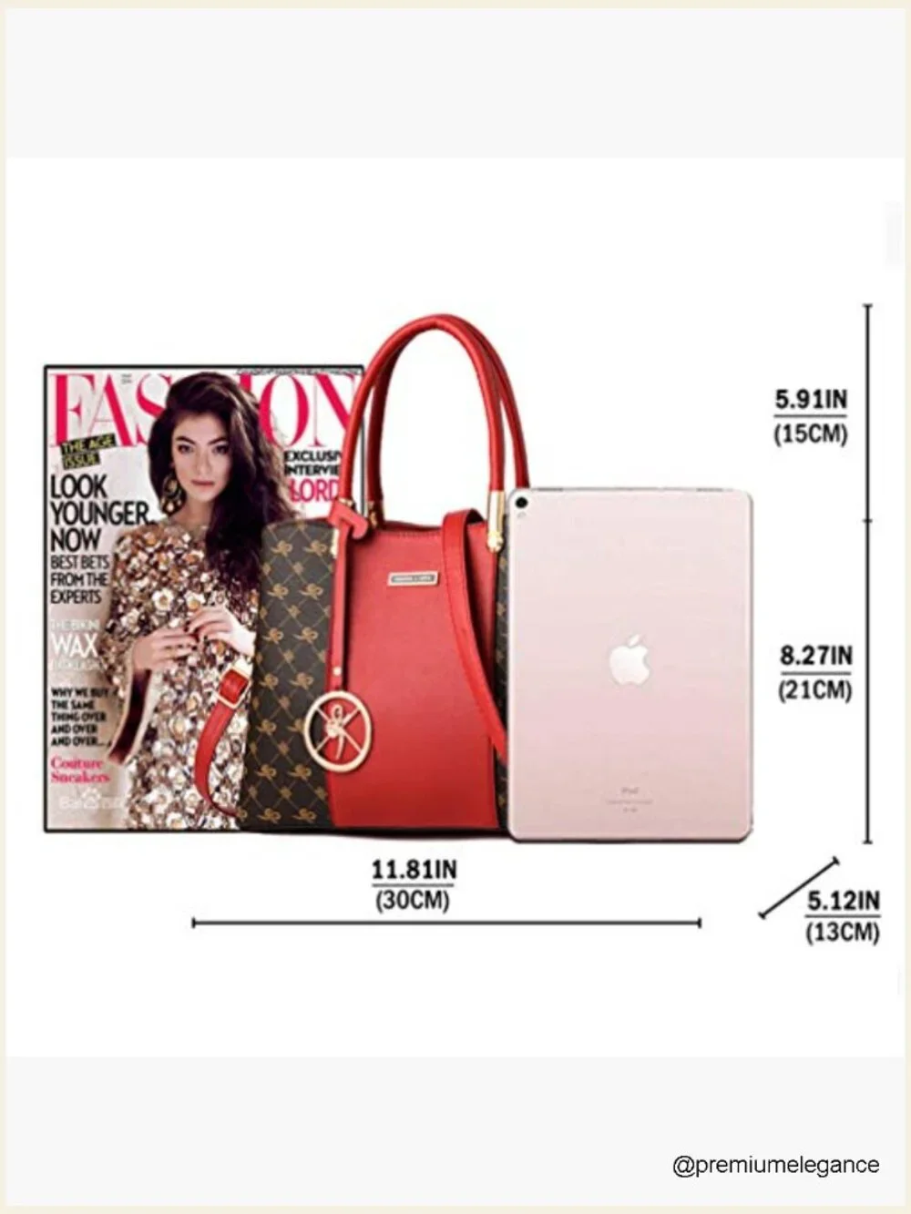 Top Handle Satchel Shoulder Bag Messenger Tote PU Leather